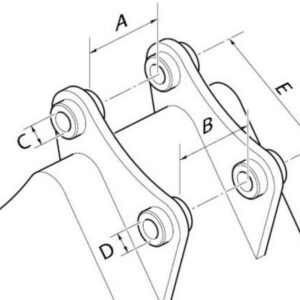 Dent de déroctage RP130 (250kg)