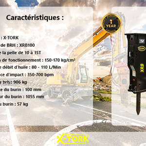 BRH XRB100 pour pelle 10 à 15T