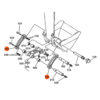 Biellettes latérales Kubota KX36-2/KX41-2/KX41-2S/KX41-2V – Image 2