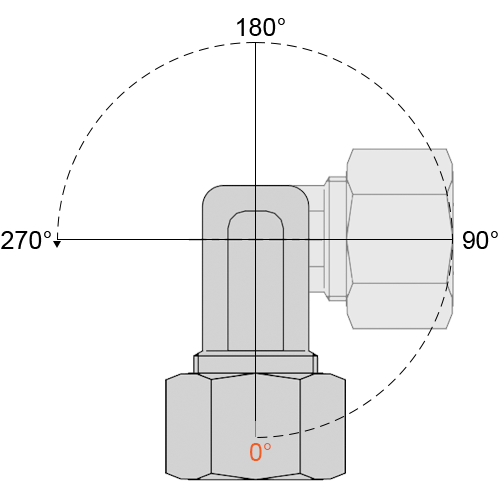 Raccord 2 angle